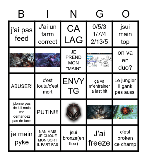 BINGO ZAI Bingo Card