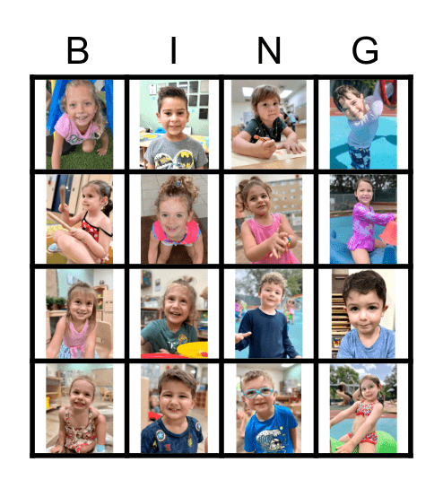 FRIENDSHIP Bingo Card