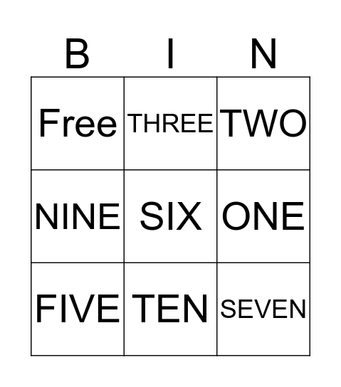 Lesson 11: How Old Are you? Bingo Card