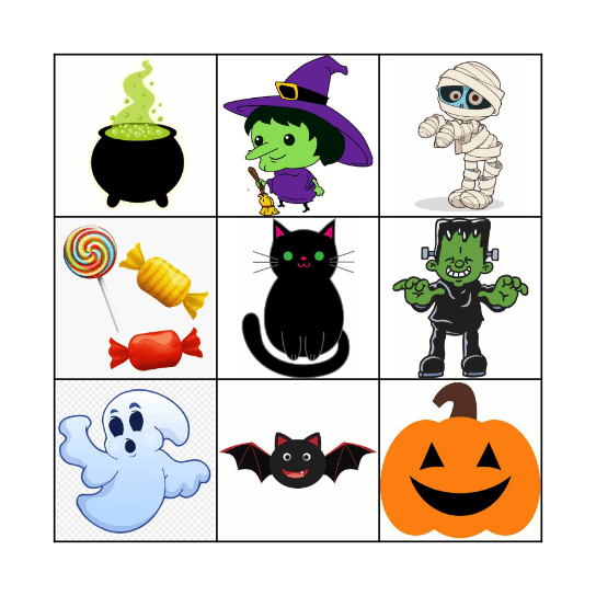 Halloween Bingo Card