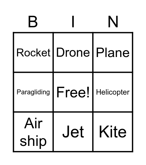 Lesson of the day Bingo Card