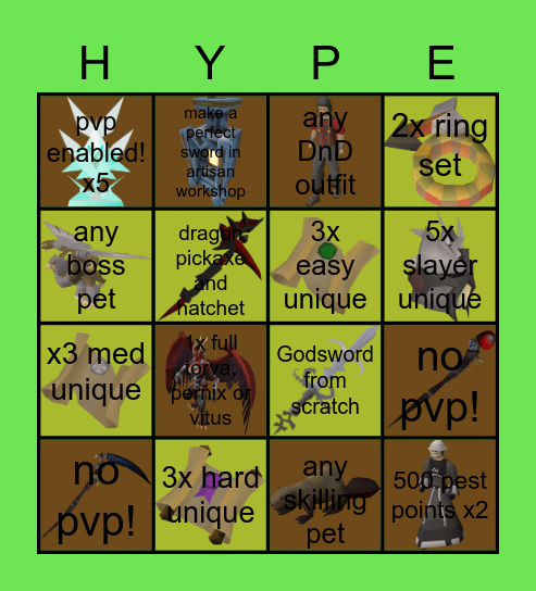 Bliss Bingo v2! Bingo Card