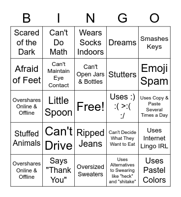 Bottom Bingo Card