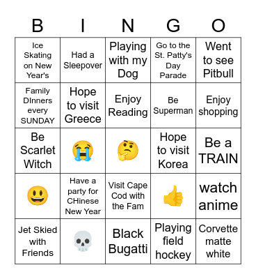 Calculus Block B Bingo Card