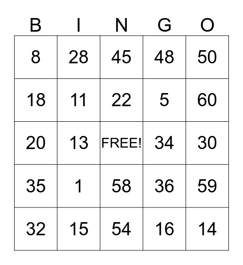 Valentine's Day Bingo!!!! Bingo Card