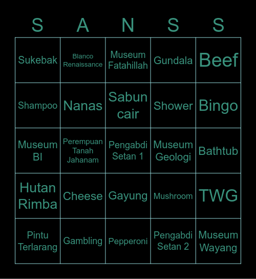 christian0ss Bingo Card