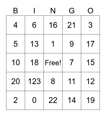 Claritas - Cancer Awareness Week Bingo Card