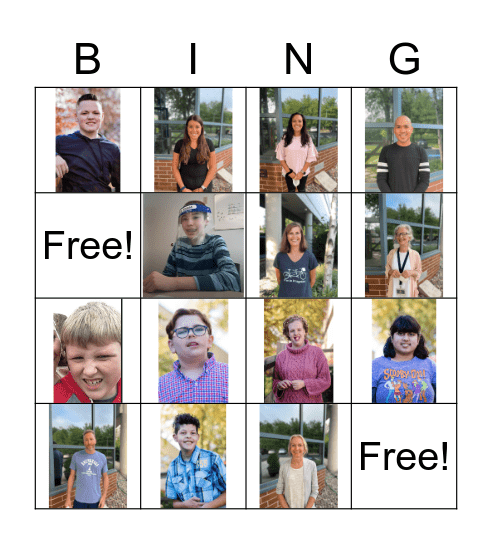 Friends Bingo Card