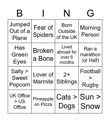 The Collective Bingo Card