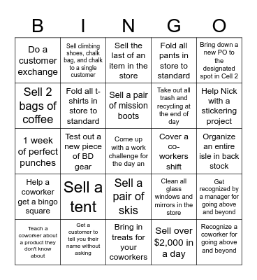 BD Bingo (September) Bingo Card