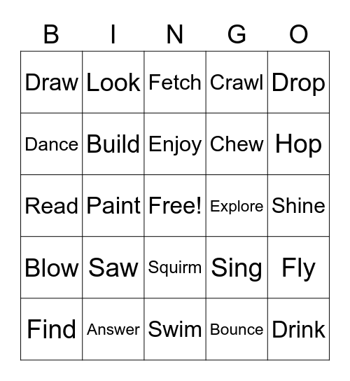 Mr. Manny EAC Bingo Card