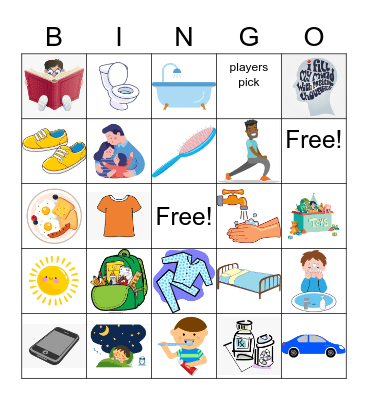 Self-Care Bingo Card