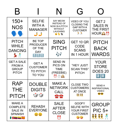 RETAIL BINGO Card