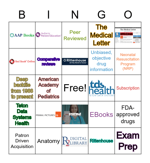 HSLI Conference 2022 Bingo Card