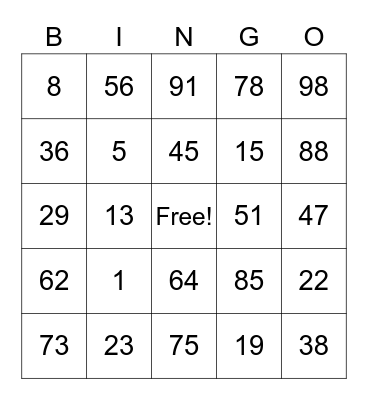 NEXTGEN 2022 Bingo Card