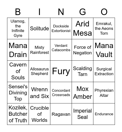 Dominaria United BINGO! Bingo Card