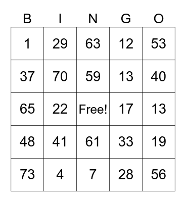 Get To Know You Bingo Card