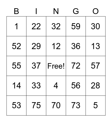 Get To Know You Bingo Card
