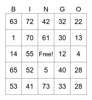 Get To Know You Bingo Card