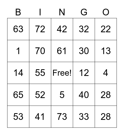 Get To Know You Bingo Card