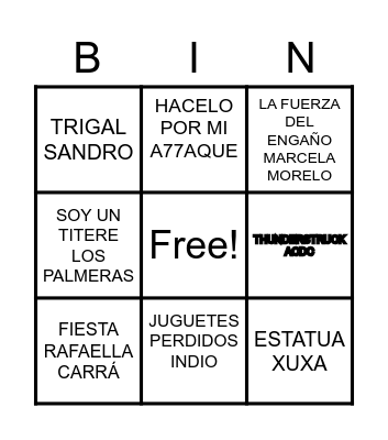 OSO'S FEST Bingo Card