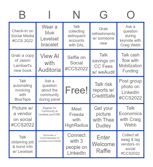 Tampa Expo Expedition Bingo Card