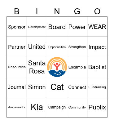Community Kickoff Bingo Card