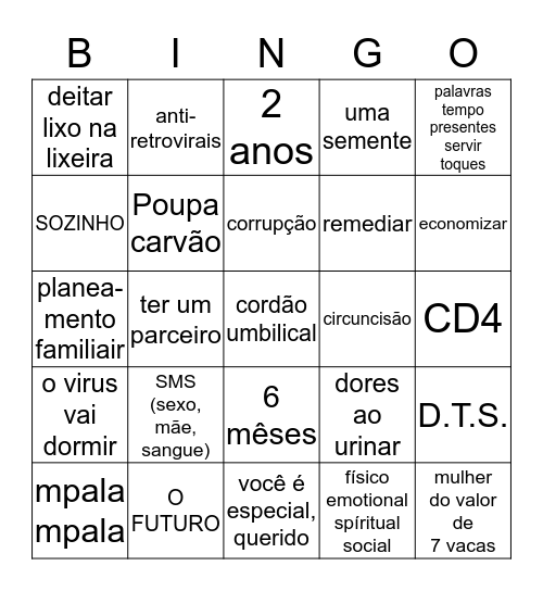 IWE NDI MUNTHU WAKUFUNIKA Bingo Card