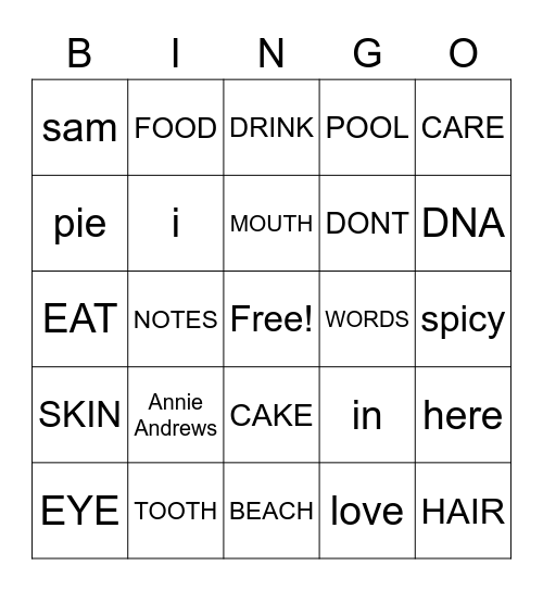 College Democrats 9/8 Bingo Card