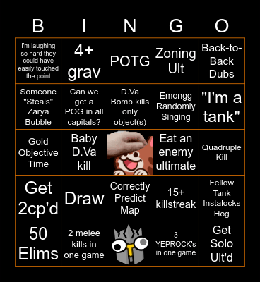 Final OW1 Bingo Card