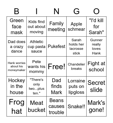 Mary's Birthday Bingo Card