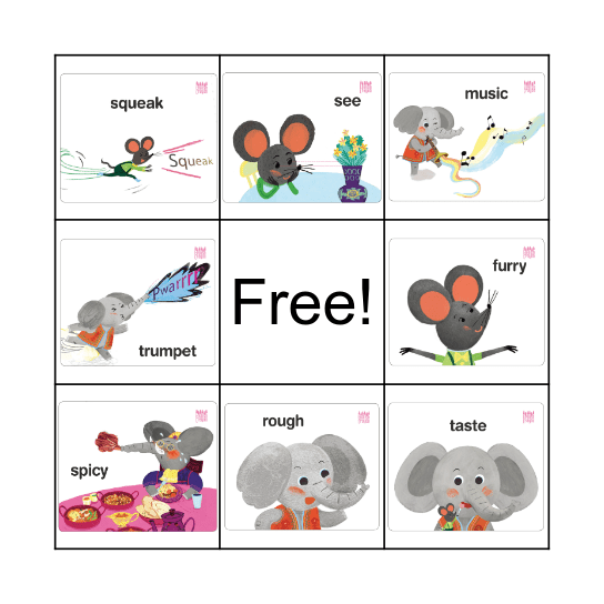 Someone to Play with Bingo Card