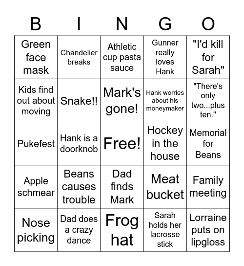 Mary's Birthday Bingo Card