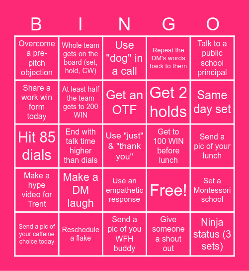 Dem... Hose... :-) Bingo Card