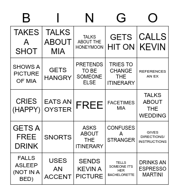 ALLY Bingo Card