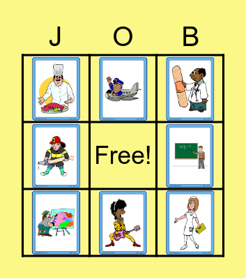 Job Bingo Card