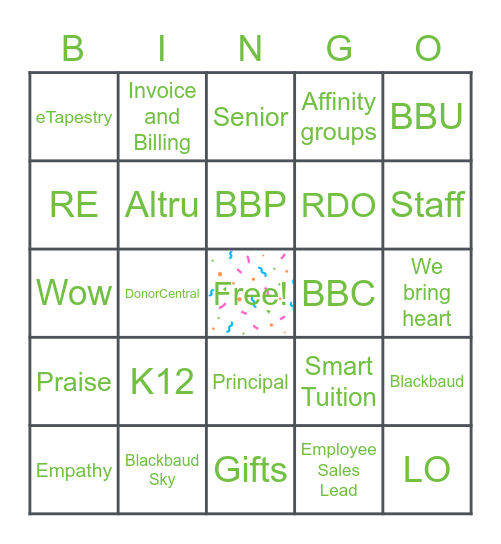 Customer Support Week 2022 Bingo Card