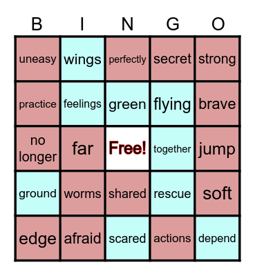 Little Flap Learns to Fly Bingo Card