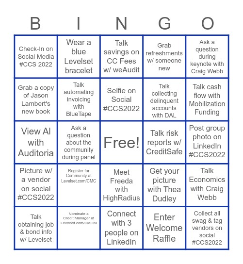 Tampa Expo Expedition Bingo Card