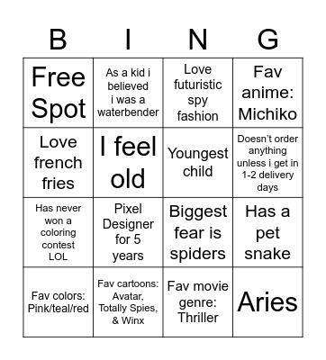 Sosjet Bingo!! Bingo Card