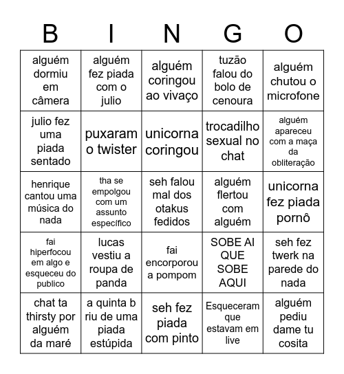 bingo live 30h Bingo Card