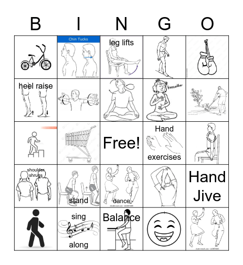 PD Group Challenge Bingo Card