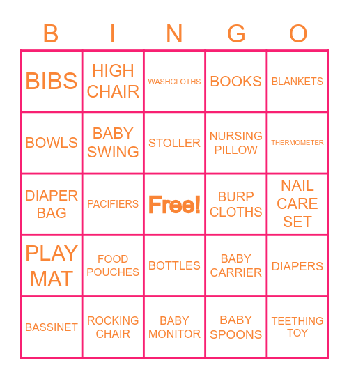 Poppin' Present Bingo Card