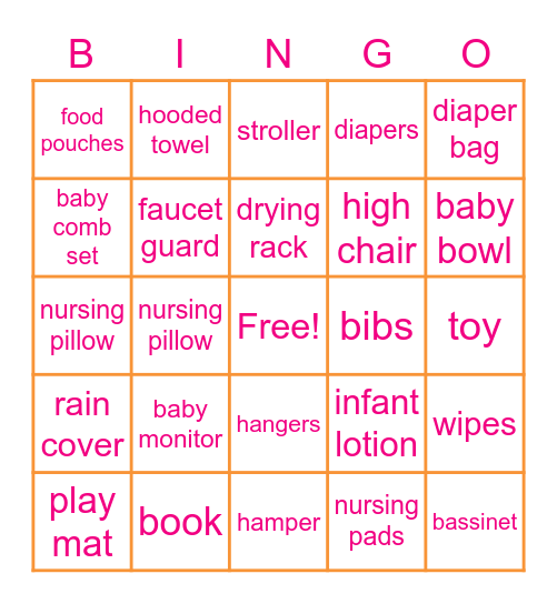 Poppin' Presents Bingo Card