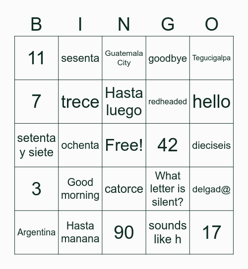 Everything October 14 Bingo Card