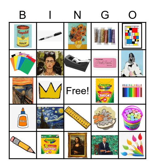 ART Bingo! Bingo Card