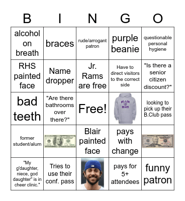 We're back, Baby! Bingo Card