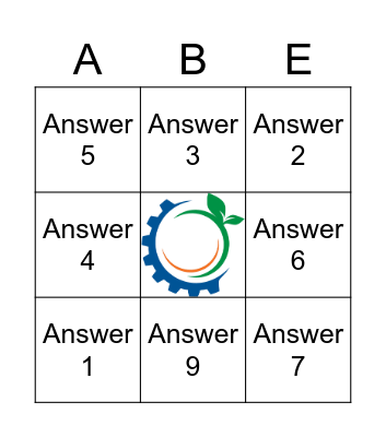 Open House: ABE BINGO Card