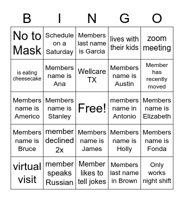 Signify September Bingo Card
