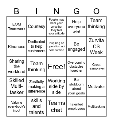 CS Week 2022.5 Bingo Card